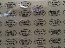 Transparent vinyl label